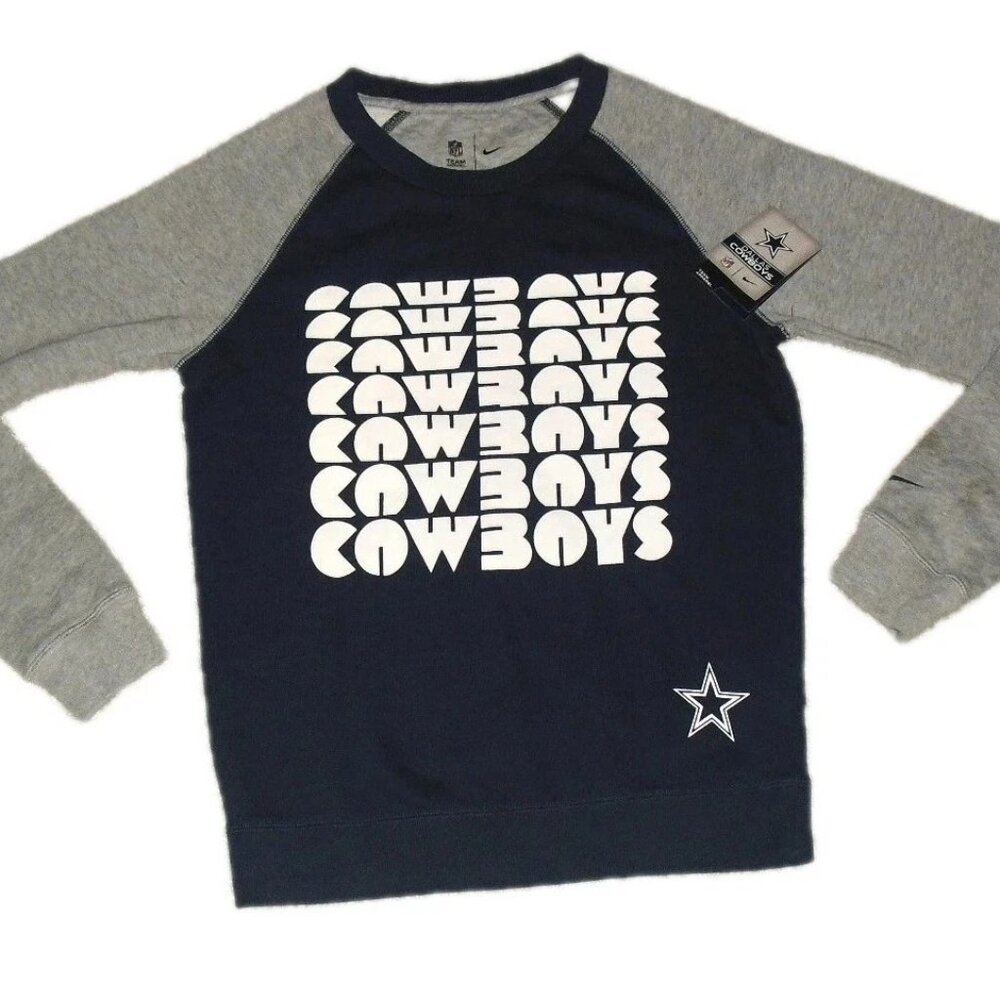 Dallas Cowboys Womens Nike Sweatshirt sz. Small New Tags Nfl